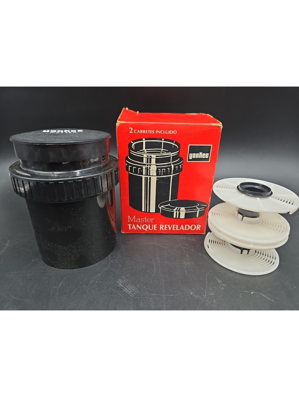 Yankee Master Film Developing Tank 2 Reels Instructions Box Photography Darkroom
